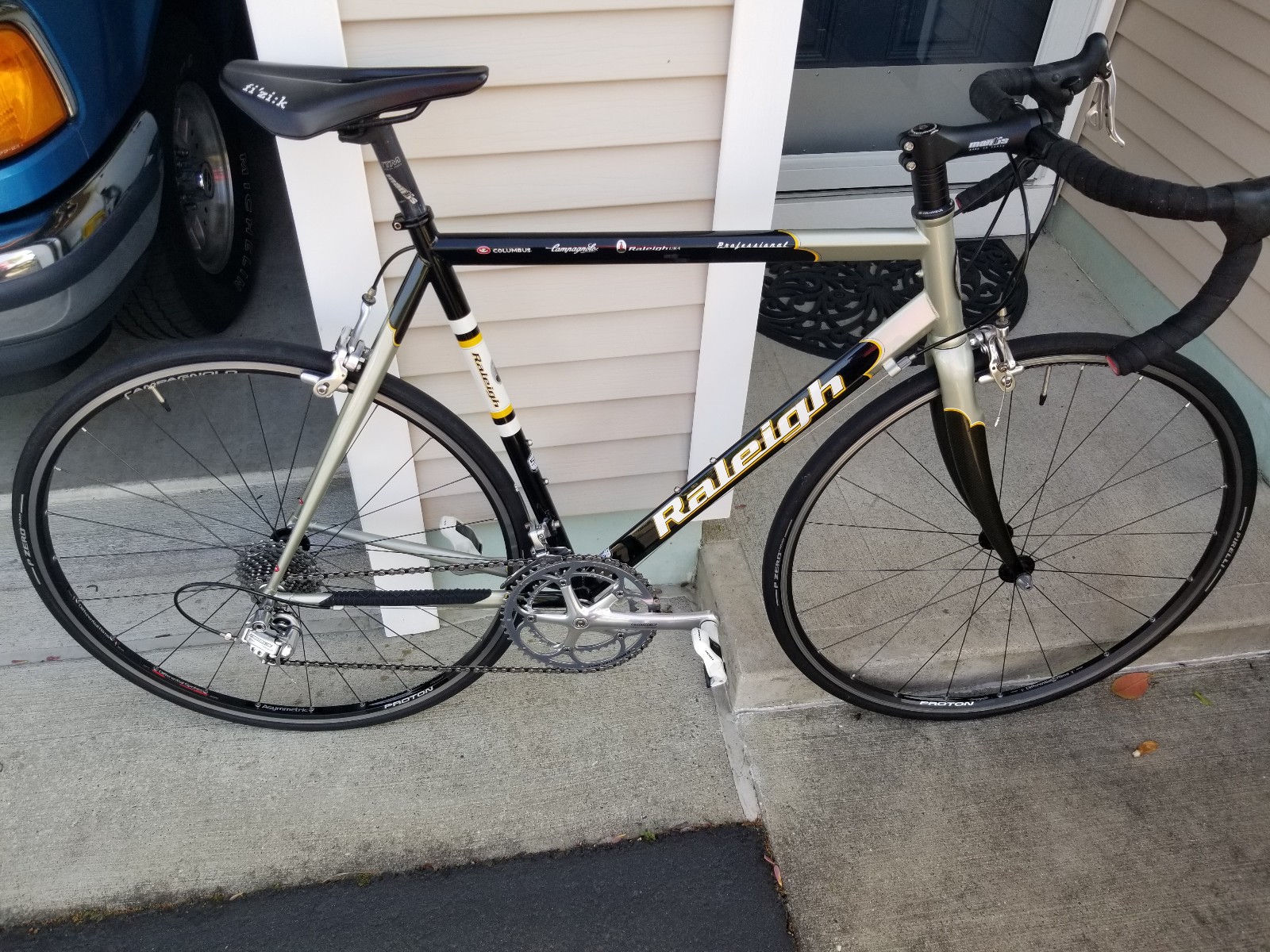 2003 Raleigh Professional, 56cm Columbus Steel Frame, Campagnolo Chorus Group