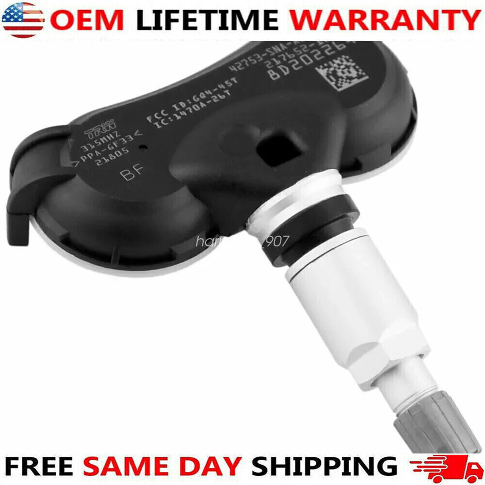 4PCS GENUINE OEM Tire Pressure Sensor TPMS 42753-TR3-A810 For Civic Odyssey USA