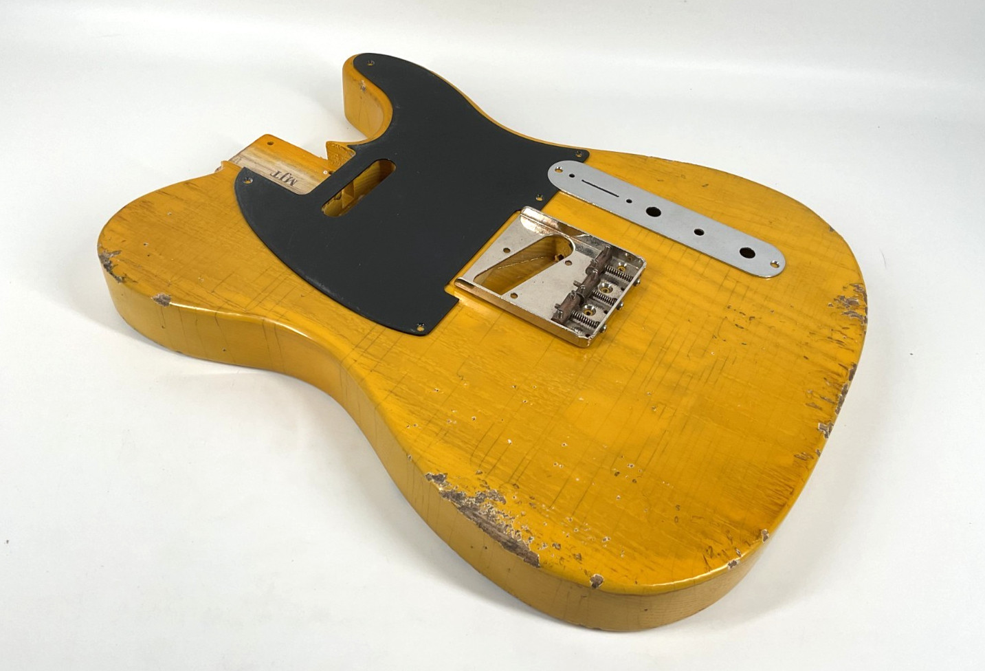 MJT Official Custom Vintage Aged Nitro Guitar Body Mark Jenny VTT Butterscotch