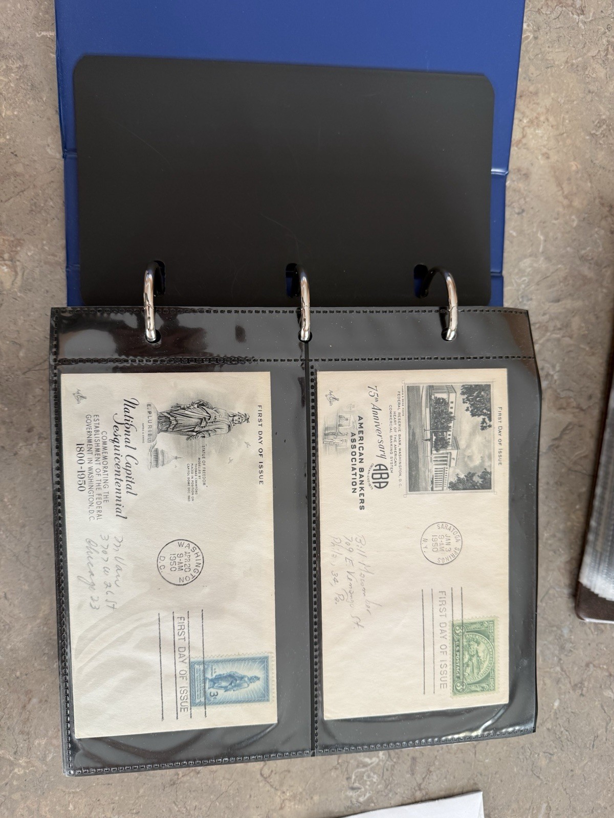 SuperSafe First Day Cover FDC albums with 900 Covers In 9 Albums 1951-2001