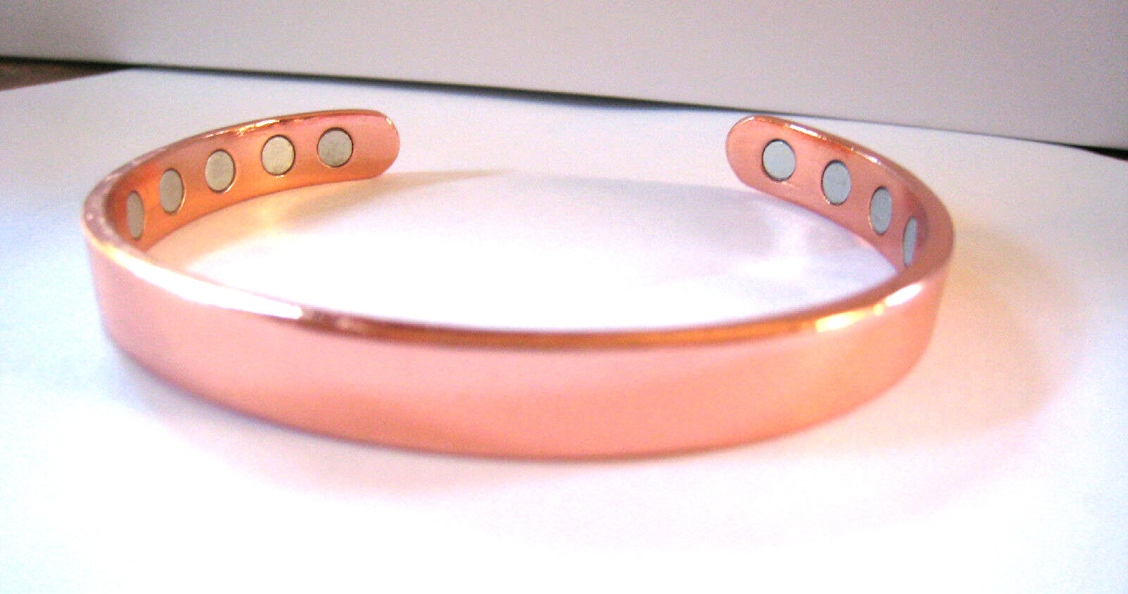 Pure Copper Bracelet 12 Powered Magnets Fashion Arthritis Men Women Cuff New