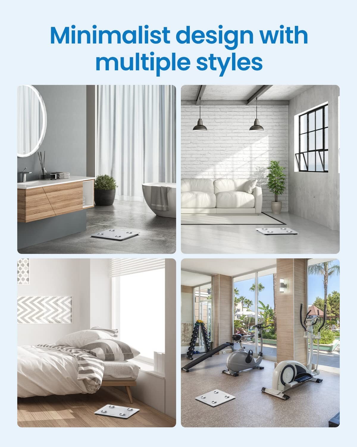 RENPHO Digital Body Weight Scale Bathroom Bluetooth Body Fat Scale Smart Gift