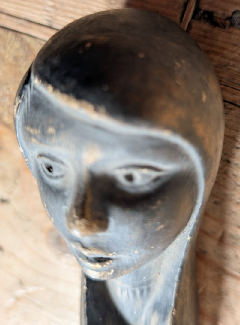 Native American Girl Ornament? - Art Nouveau Style Ceramic Wall Plaque Handmade?