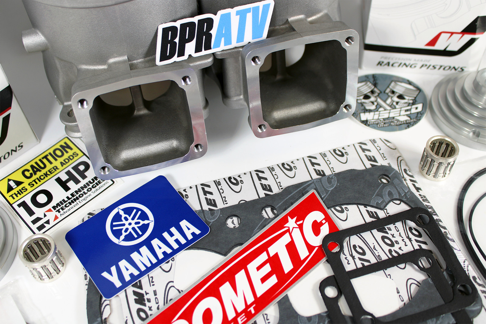 Yamaha Banshee Athena Style 68mm 400cc Big Bore Cylinders Wiseco Pistons & Domes