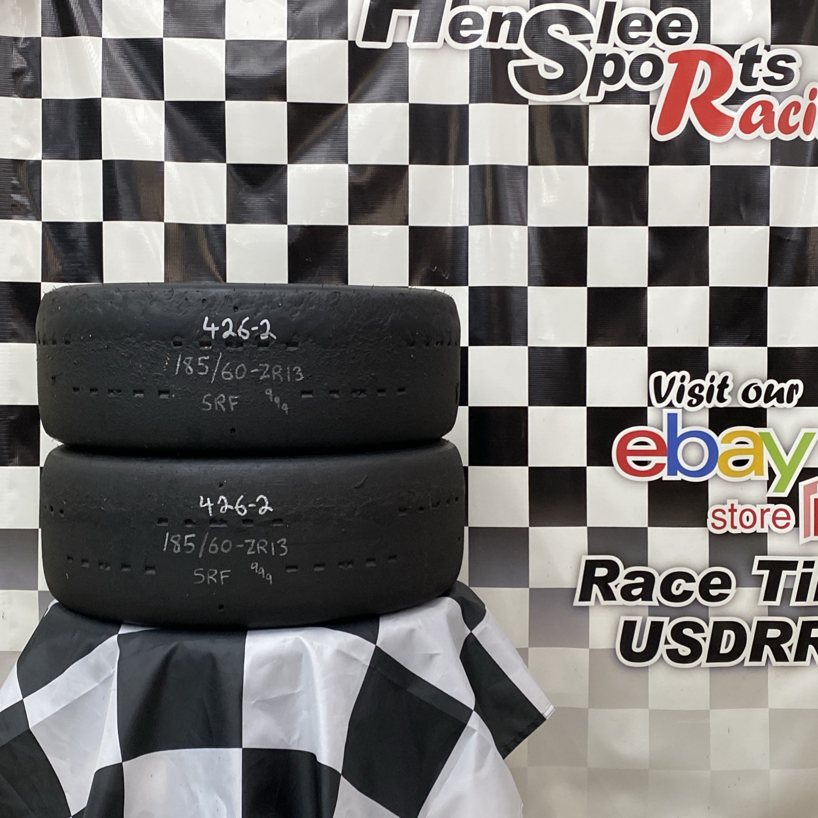 426-2 USDRRT HOOSIER DOT Road Race Tires SRF 185/60 ZR13