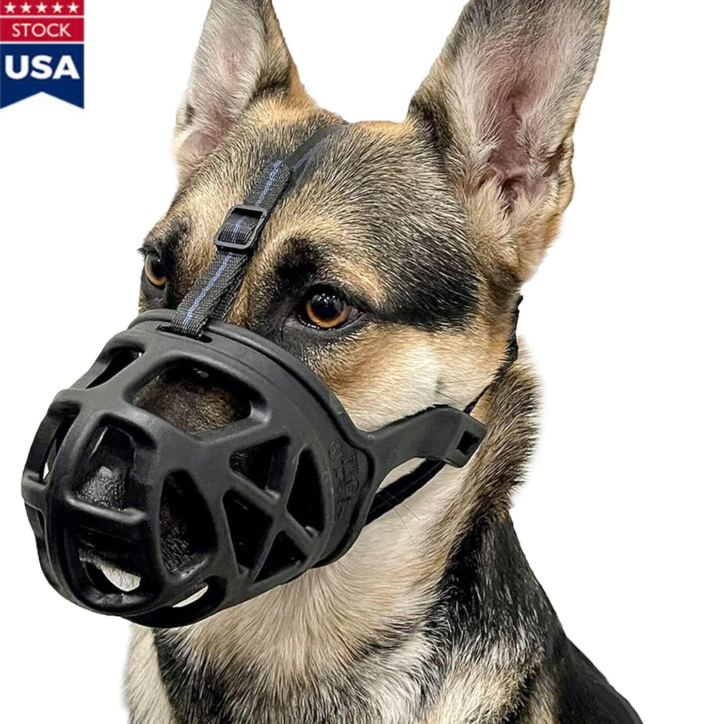 Pet Bite Mask A Soft Basket Silicone Cage Muzzle Allows Dogs To Breathe USA