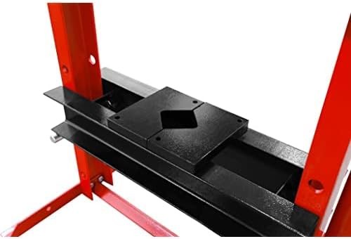 Big RED ATY12001R Torin Steel H-Shape Hydraulic Garage/Shop Benchtop Press