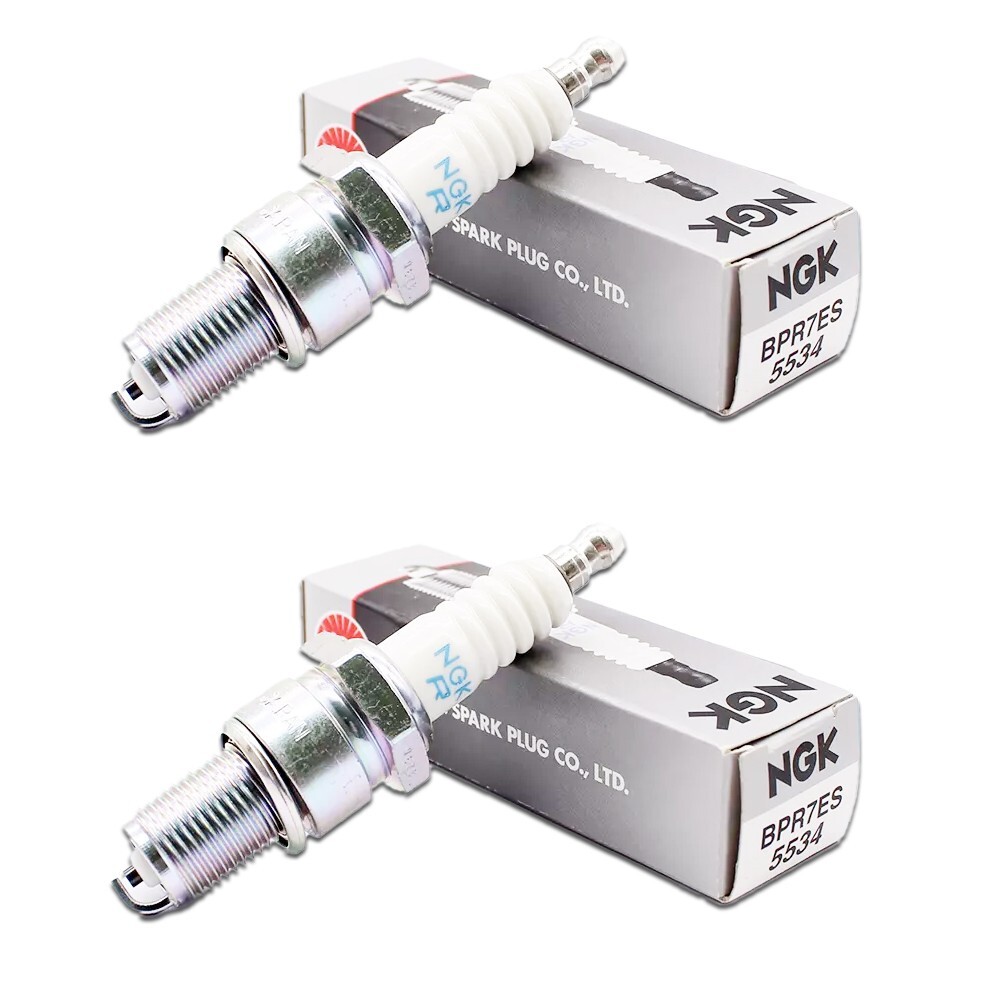 Genuine OEM NGK BPR7ES (5534) Spark Plug - 2 PACK
