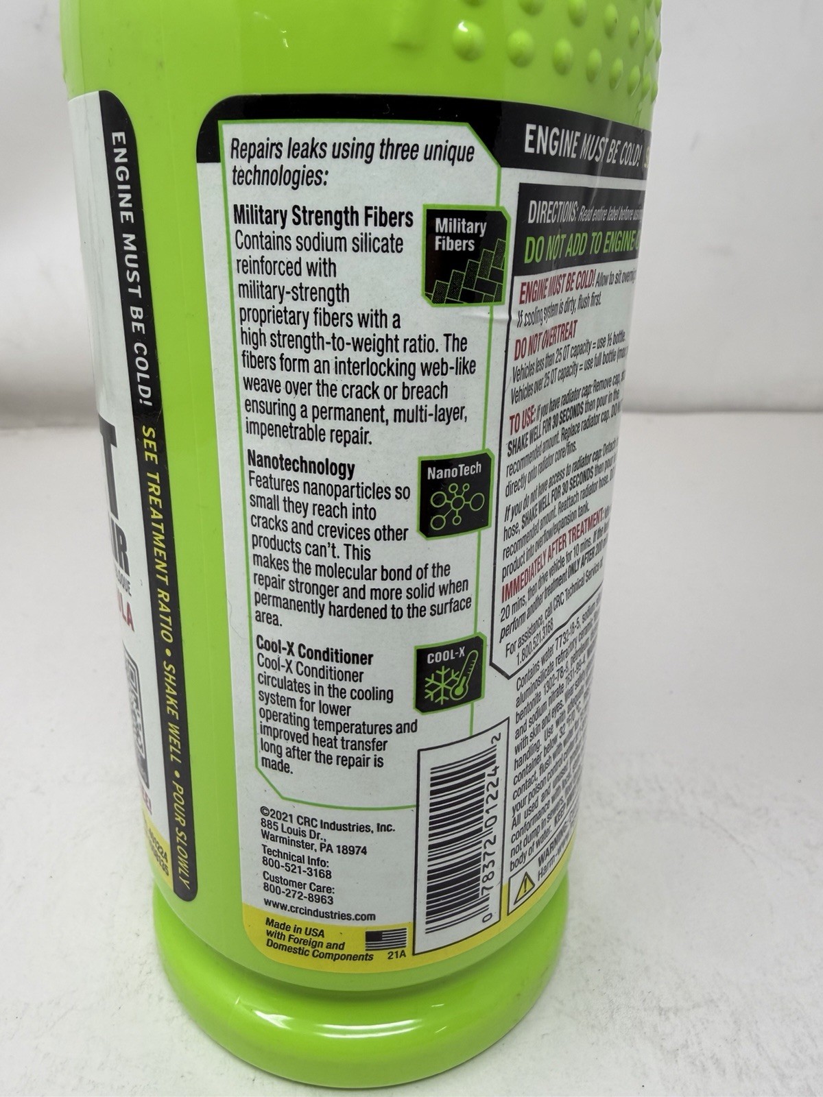 CRC FiberLock Head Gasket & Block Repair 32oz K&W
