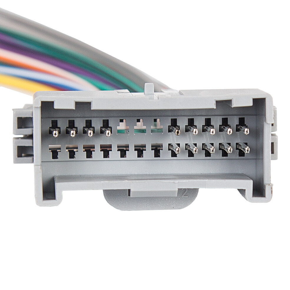 Double Din Stereo Radio Install Dash Kit w Antenna Adapter Wire Harness For GMC