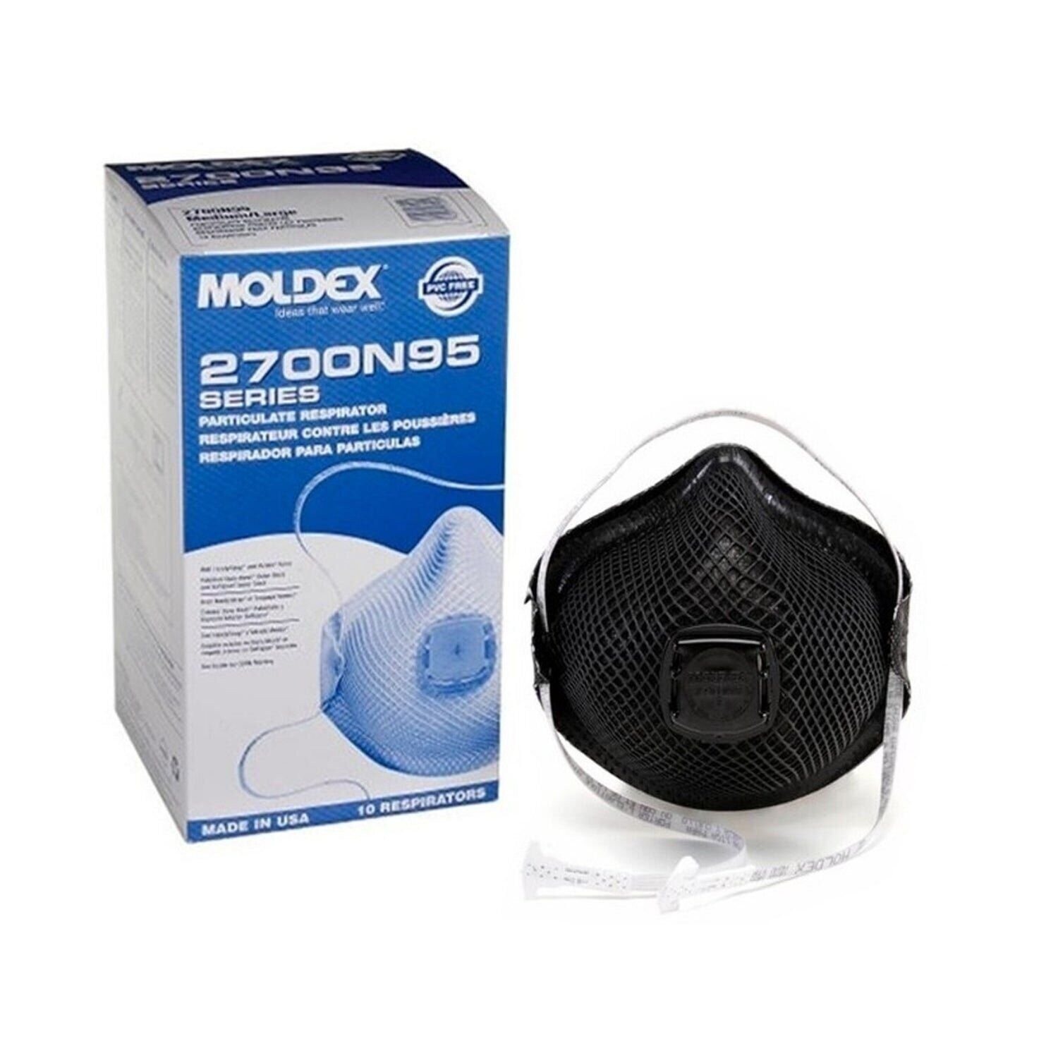 MOLDEX M2700 - Special Ops™ Series HandyStrap® N95 Particulate Respirator,...