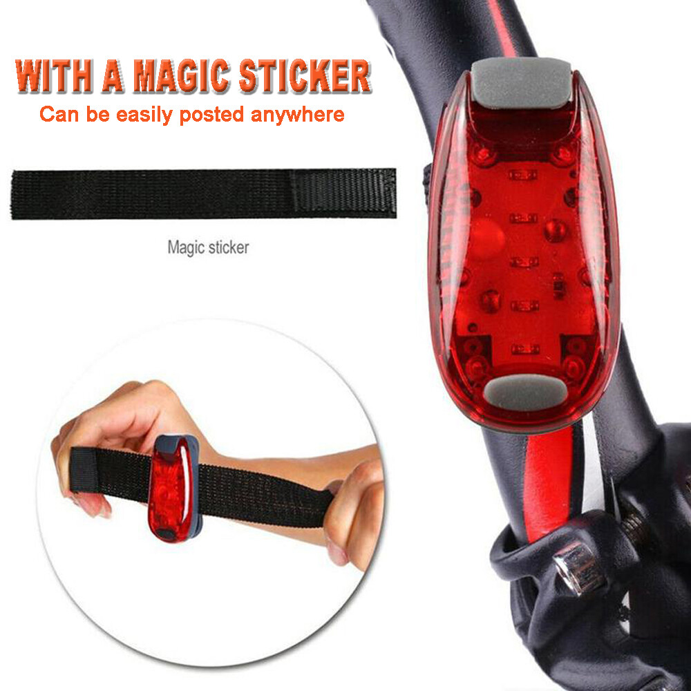 Night Safety Light 5 LEDs Strobe Waterproof Running Jogging Cycling Warning Lamp