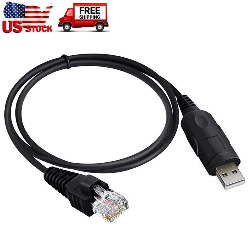 USB Programming Cable For Kenwood TK-7102H TK-7102K TK-7102M TK-8102H Radio
