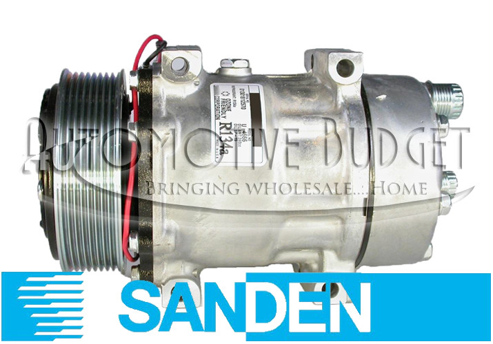 Sanden 4094, 4666 Compressor w/Clutch - NEW OEM