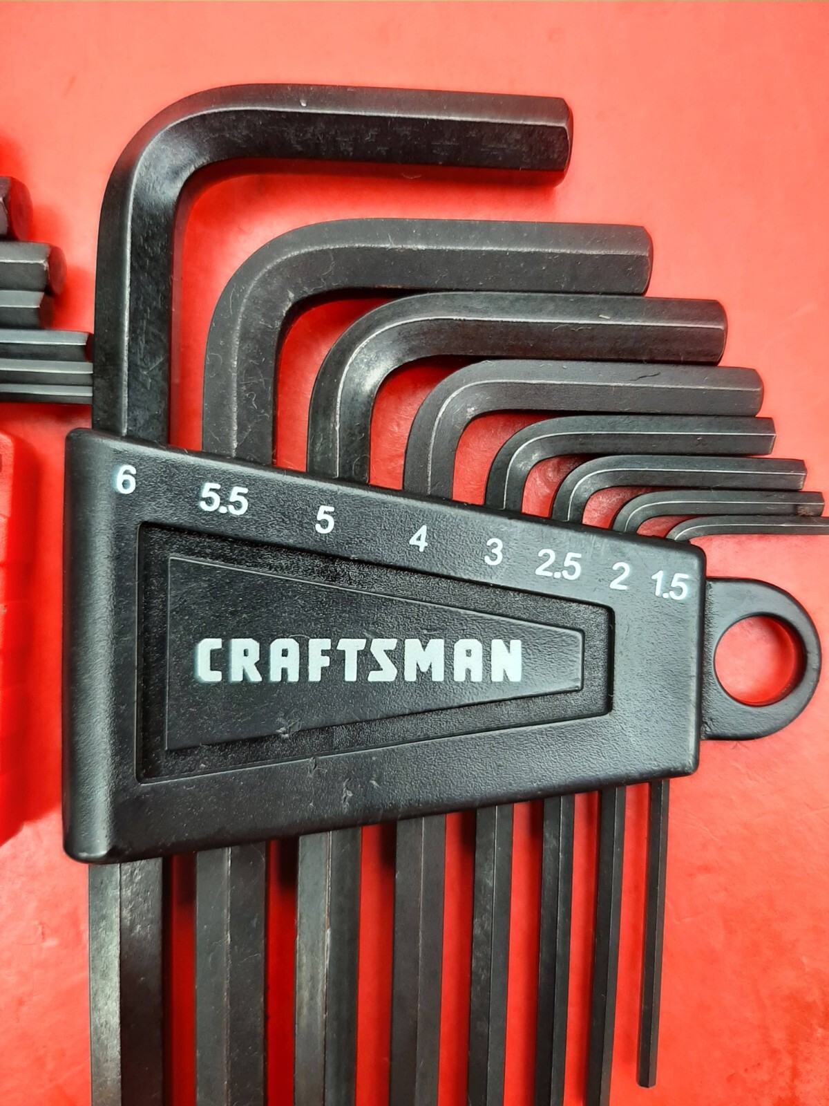 NEW CRAFTSMAN TOOLS 44 Piece SAE & METRIC MM Allen / Hex Key Wrench Set