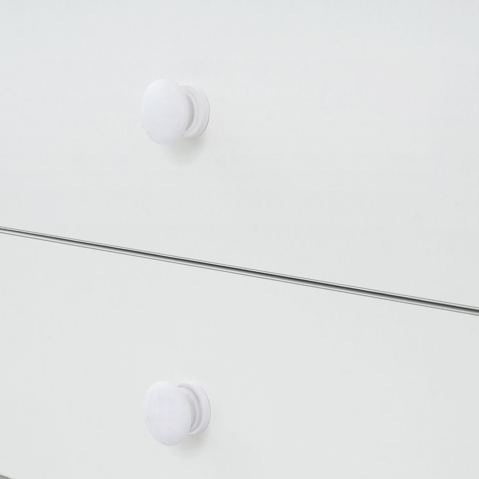 Makeup Vanity Desk with Wheels 60*40*78cm Corner Makeup Table for Compact Space