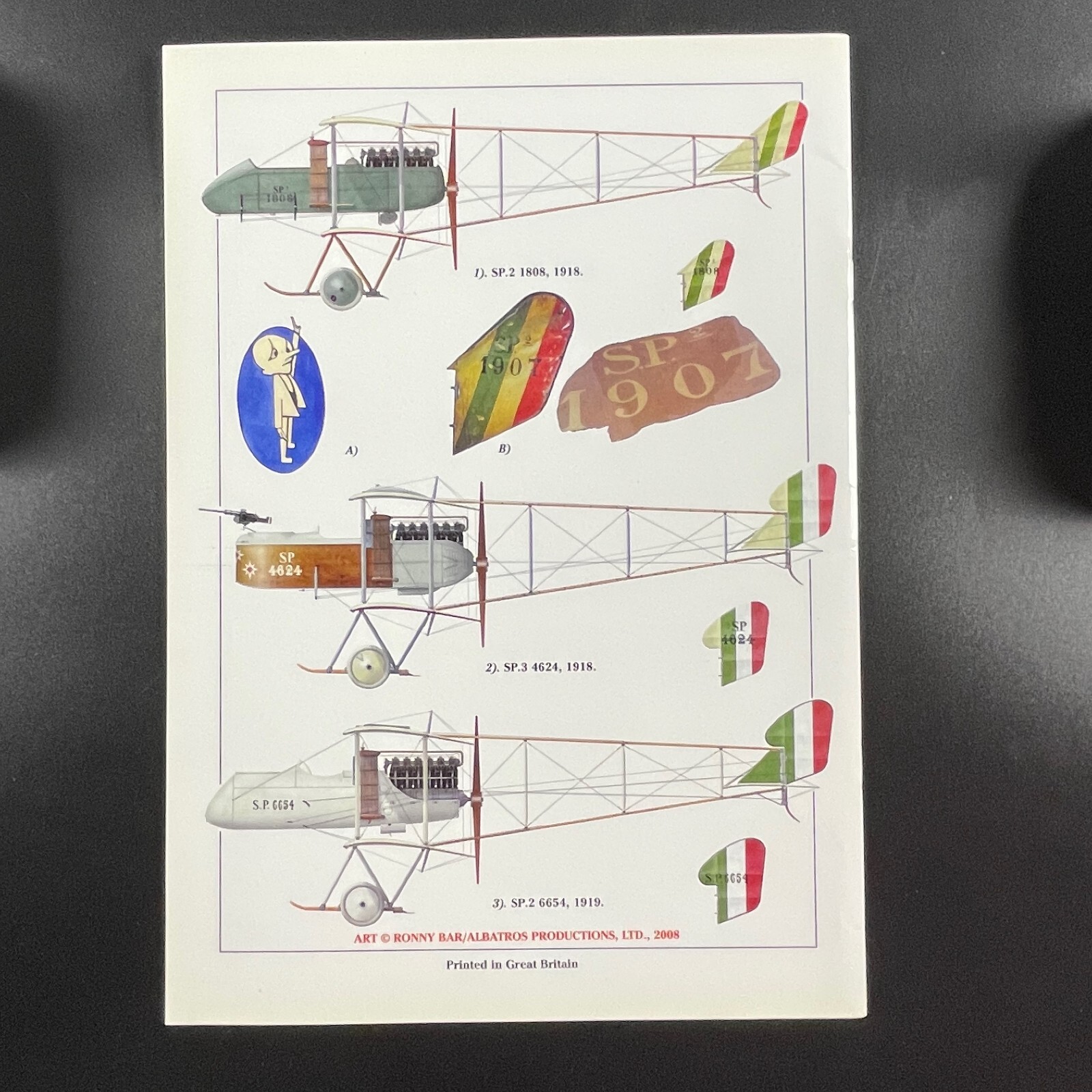 Windsock Datafile 128 SIA SP.2 & SP.3 by G. Alegi WWI aviation illust. 2008 UK