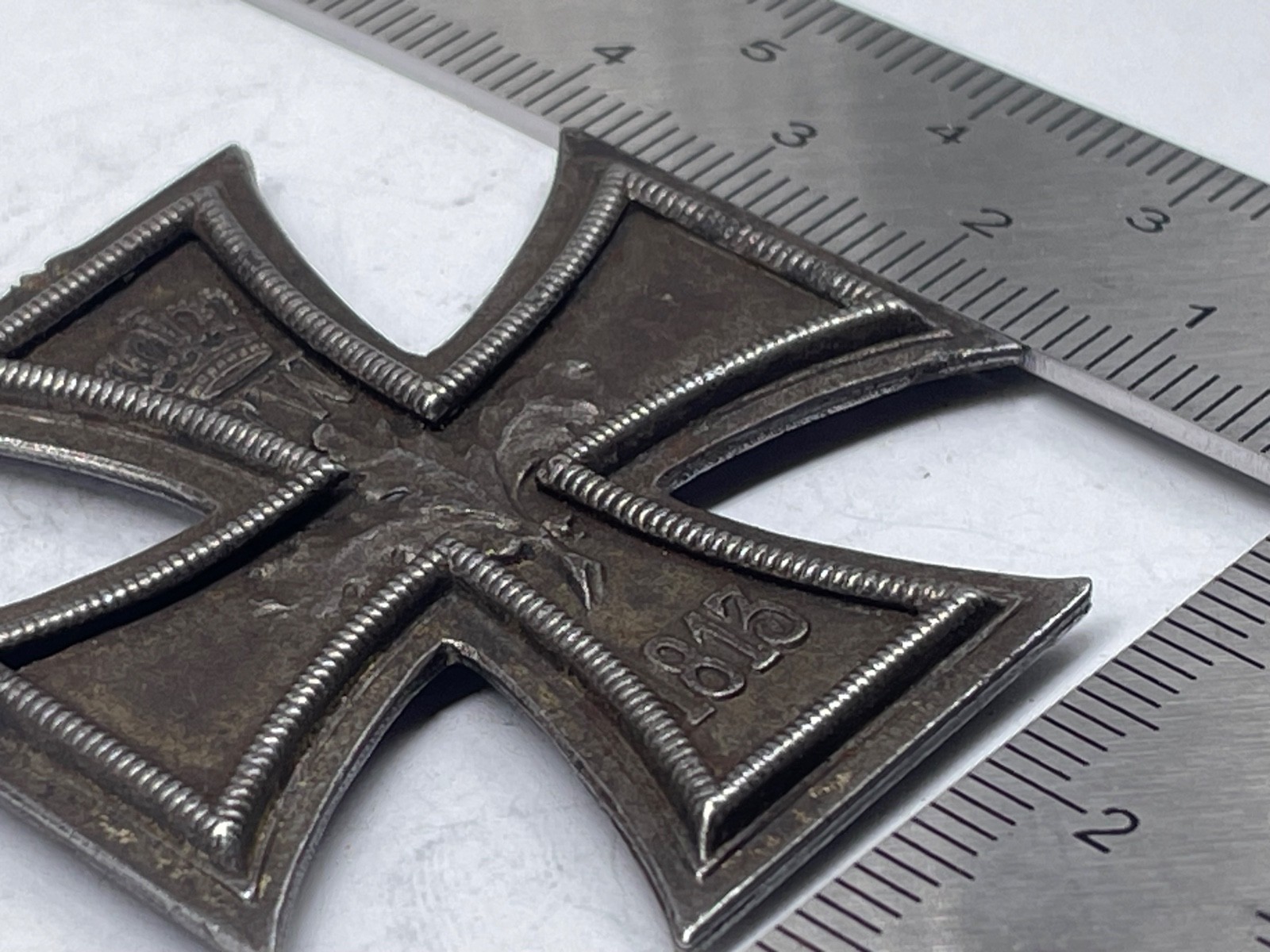 Imperial German Iron Cross - Original WW1 Issue - Broken Ribbon Ring
