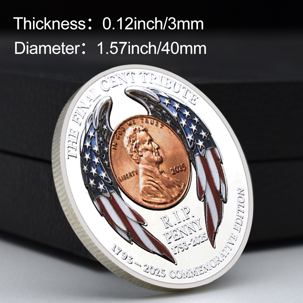 The Last U.S. One Cent Commemorative Coin - 2025 Final Penny Tribute Medal