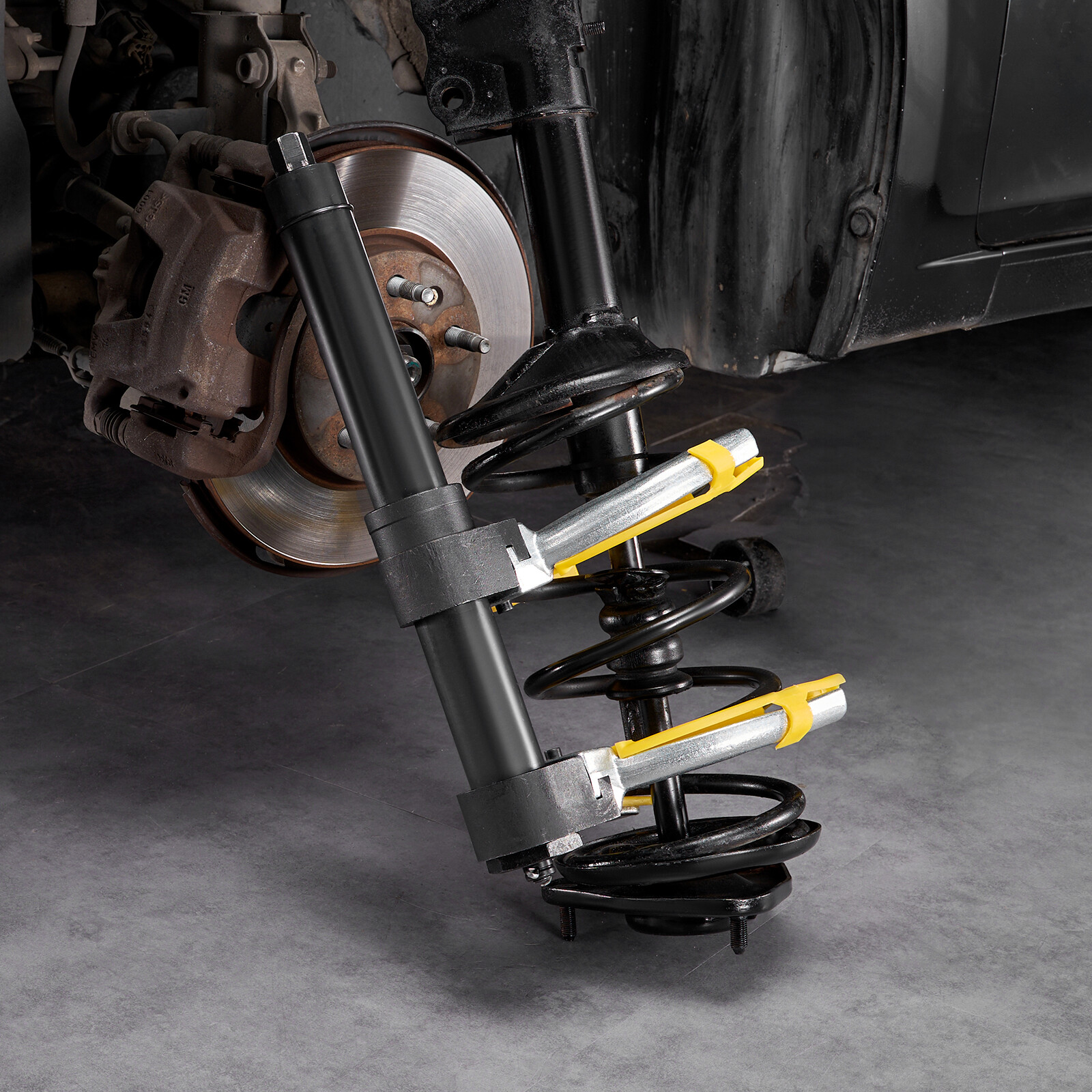 Coil Spring Strut Compressor Clamp Struts Shock Absorber Suspension 3 Pcs