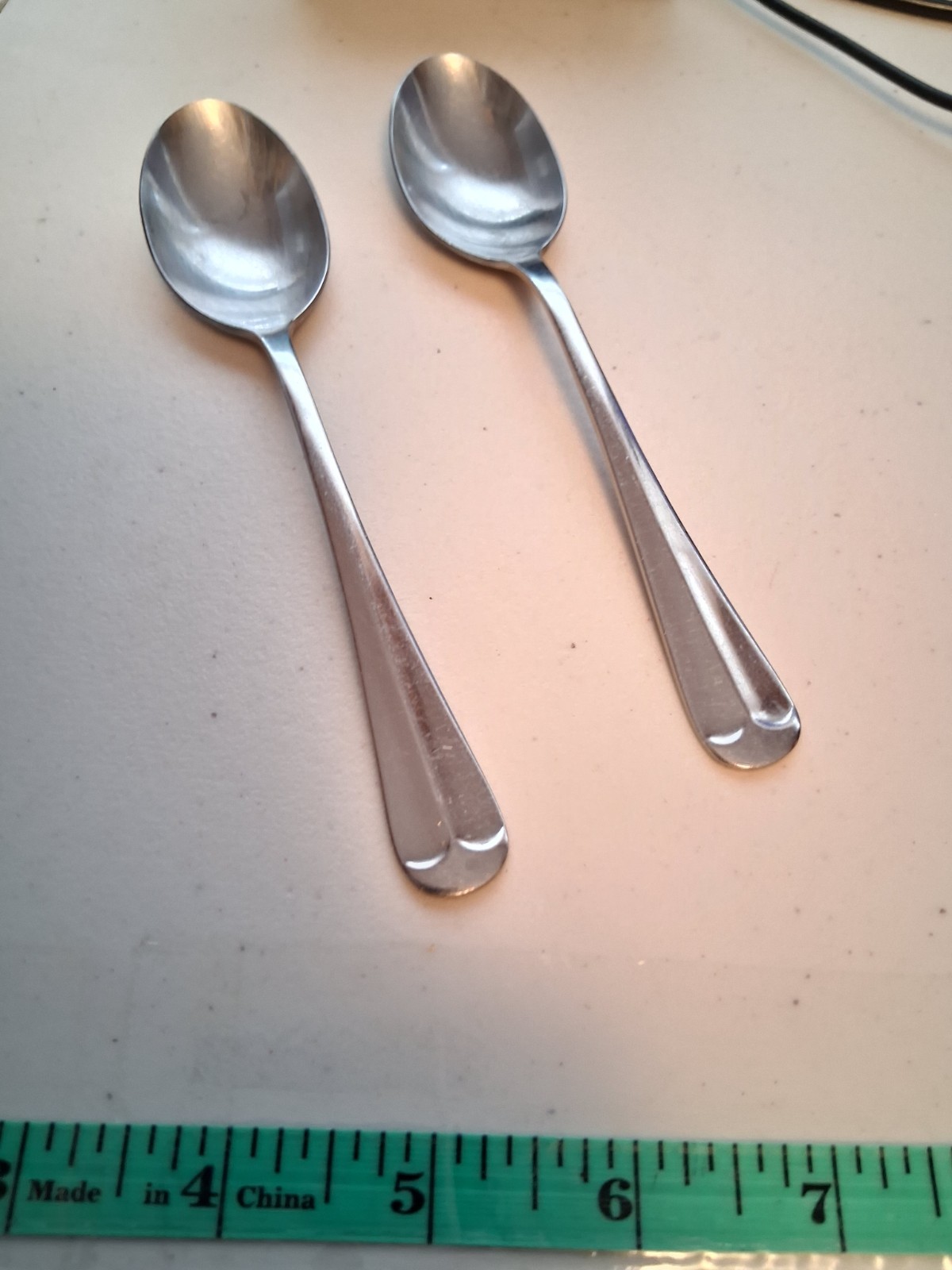 2-Michael LLoyd Stainless Flatware Teaspoons MLL12 Pattern