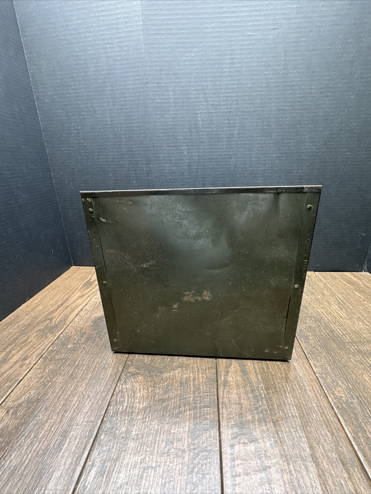 Wilson Jones Envelopes Green Metal Store Display Paper Sorter File Advertising