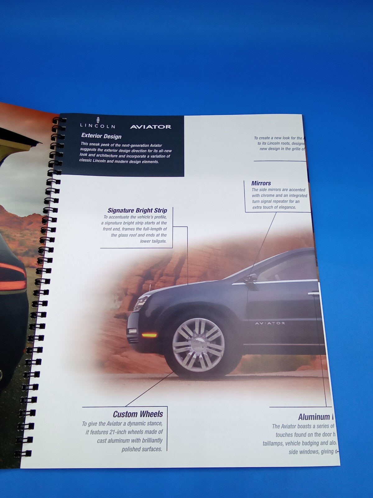 Lincoln Aviator Sales Brochure Catalog