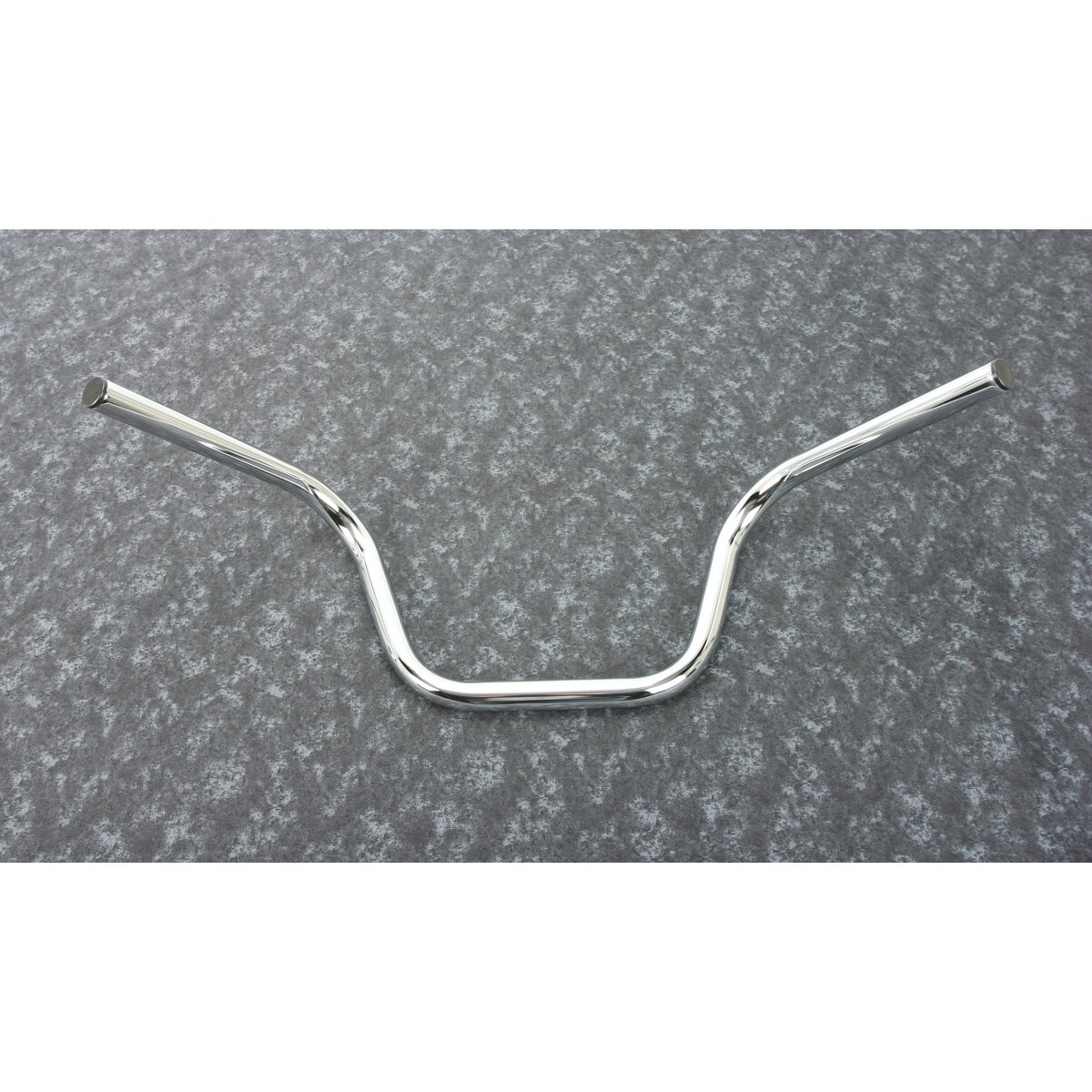 Wyatt Gatling Chrome 8" Buckhorn 1" Handlebar without Indents - 31-0026S