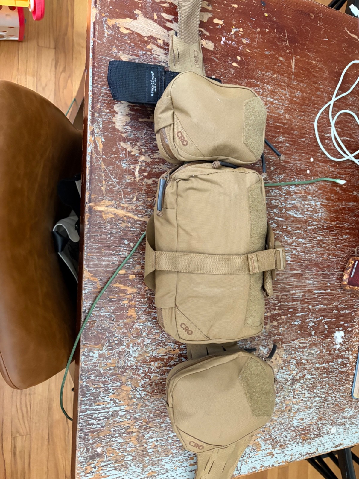 CRO Medical MARCH Belt w/ Laser Cut Panels & Cobra Buckle NEW size large