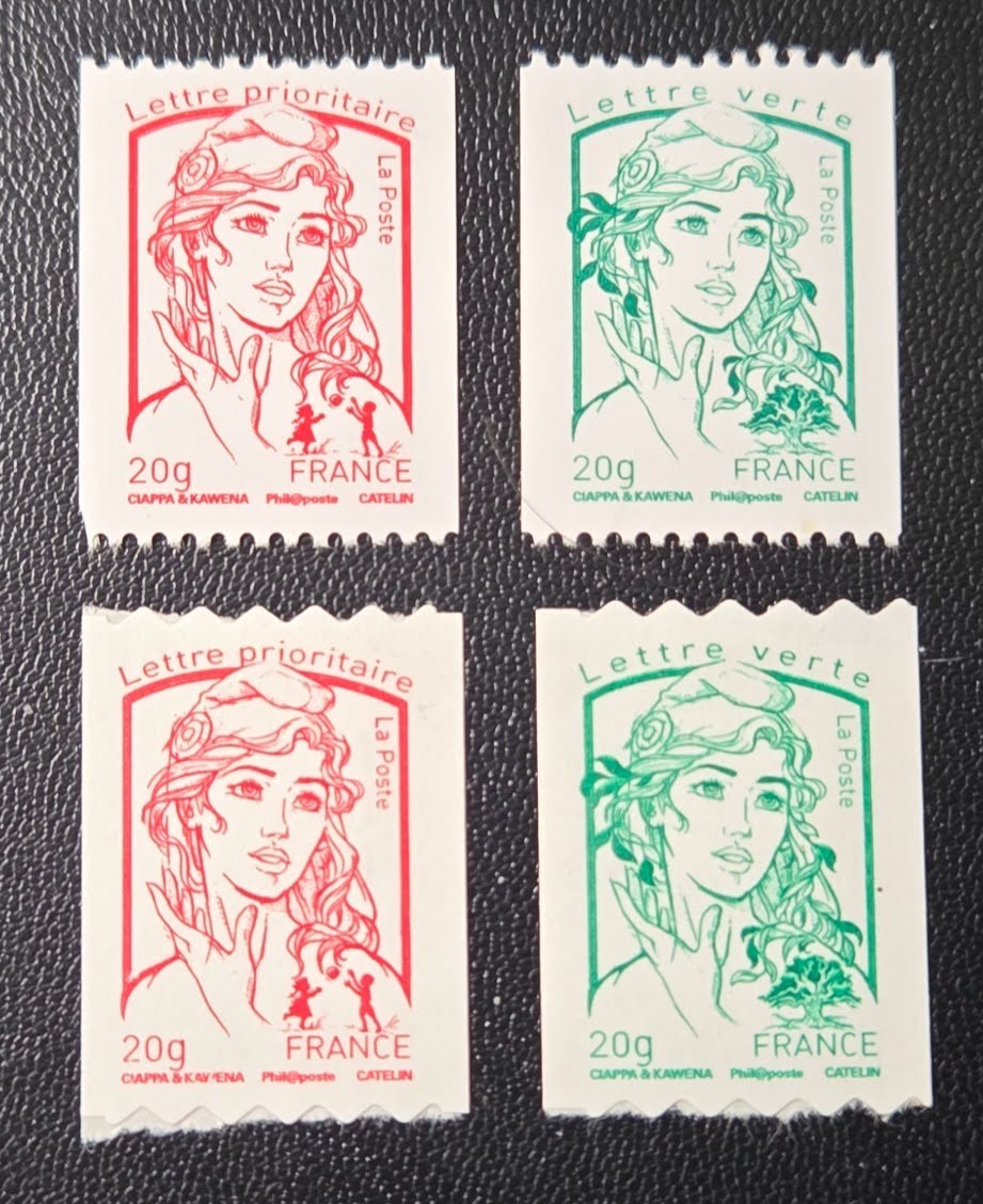 7388 - FRANCE - SCOTT# 4422, 4428, 4441, 4442 - MNH - PRICED BELOW FACE VALUE