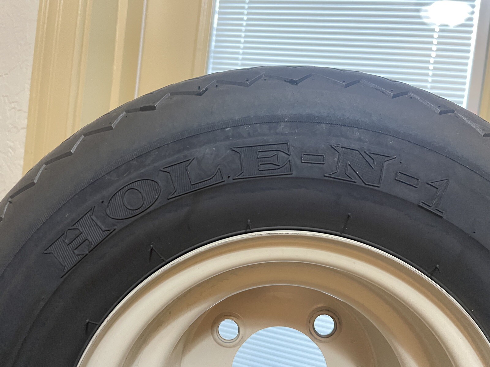 Set Of 4 - Kenda 18X8.50-8 Take Off Golf Cart OEM Tires & Wheels - 80%+ Tread