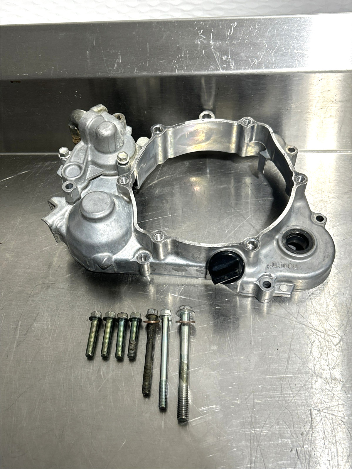 18 - 23 2018 Yamaha YZ 65 OEM Inner Clutch Cover W/ Water Pump BR8-15431-00-00