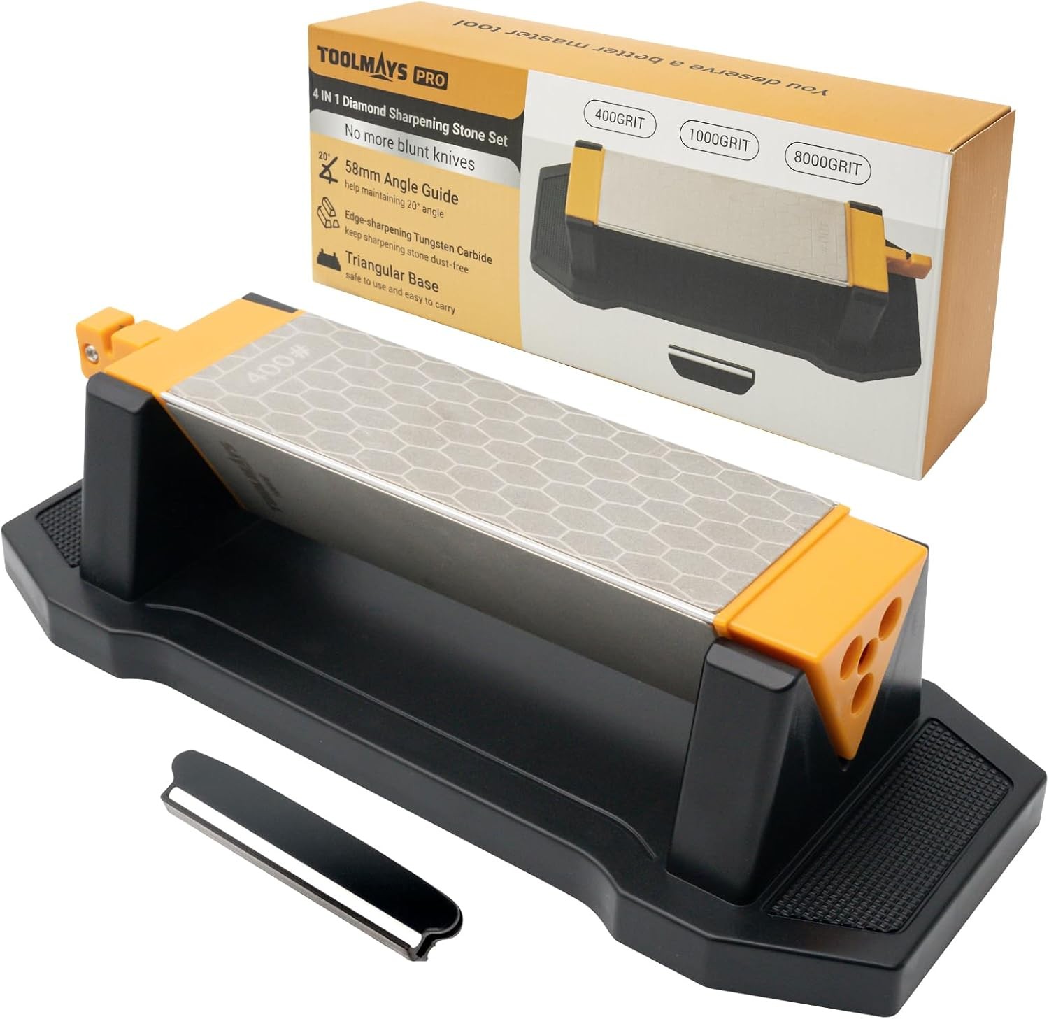 3 Side Grit 400/1000/8000, Premium Industrial Diamond & Ceramic