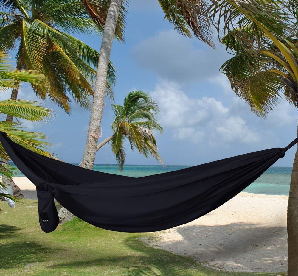 ELK Single Person Hammock with Tree Straps for Outdoor Camping Adventures