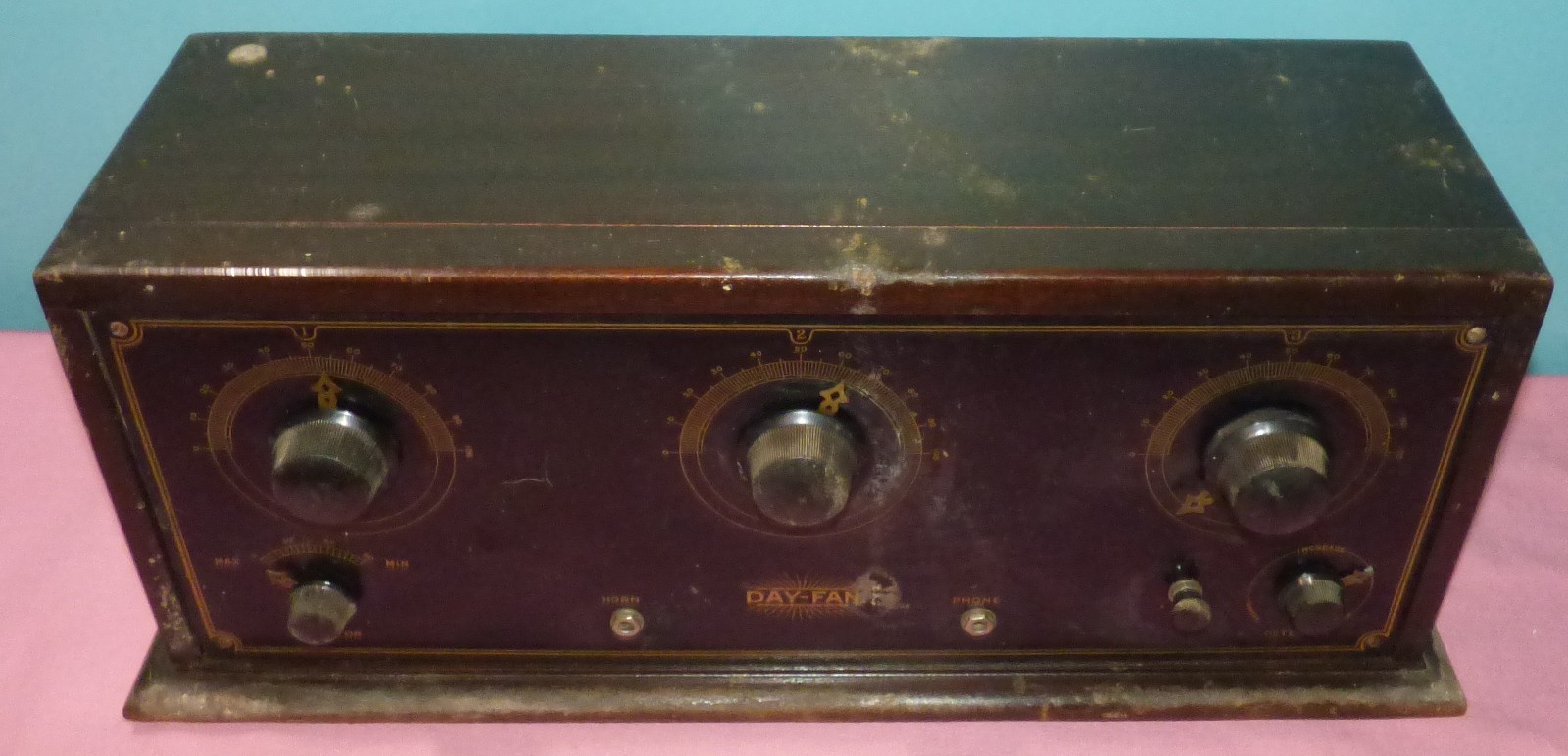 Day-Fan OEM-7 Tube Radio Dayton Fan Motor Company Vintage 1920s