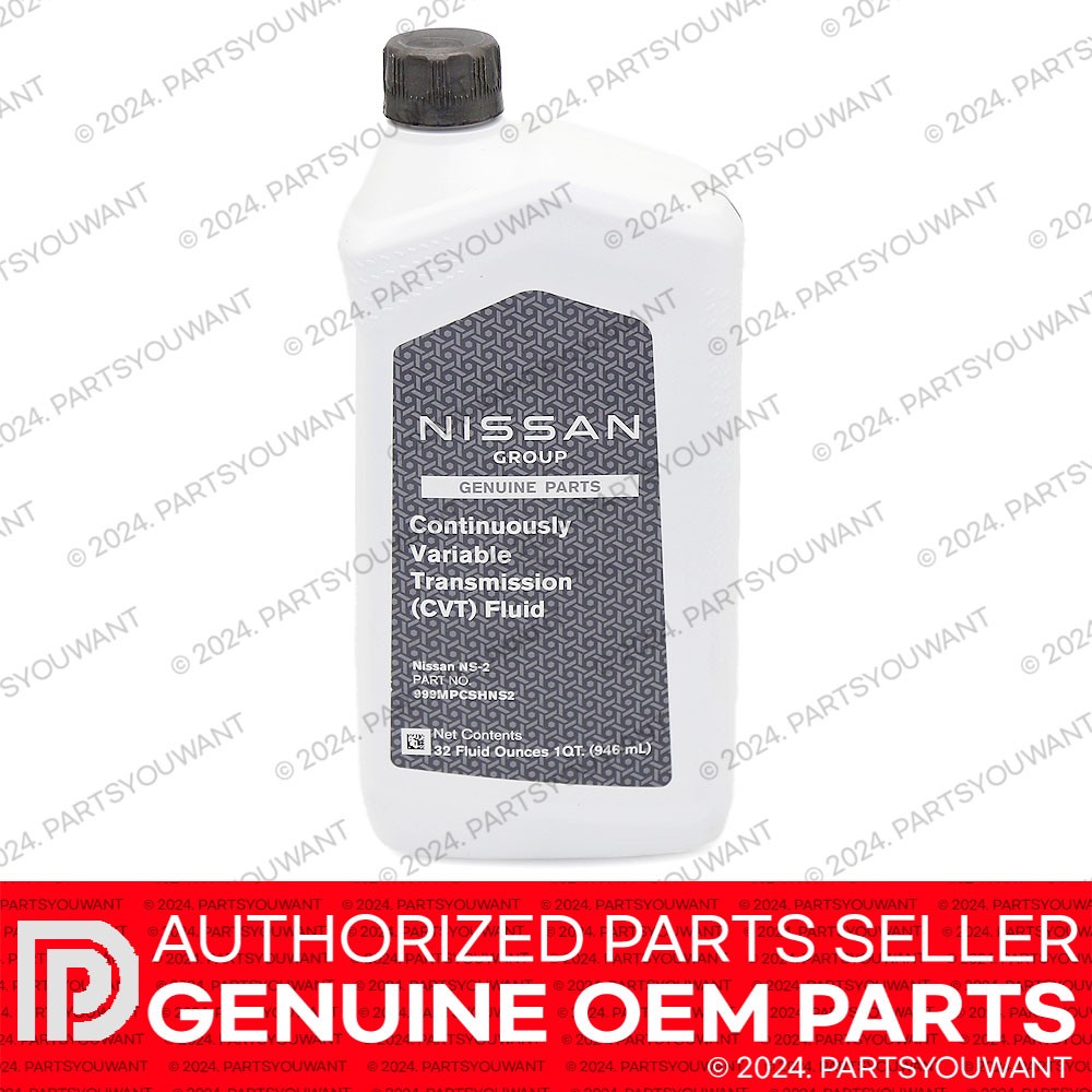 GENUINE Nissan NS2 CVT Continuously Variable Transmission Fluid 999MP-CSHNS2 5QT