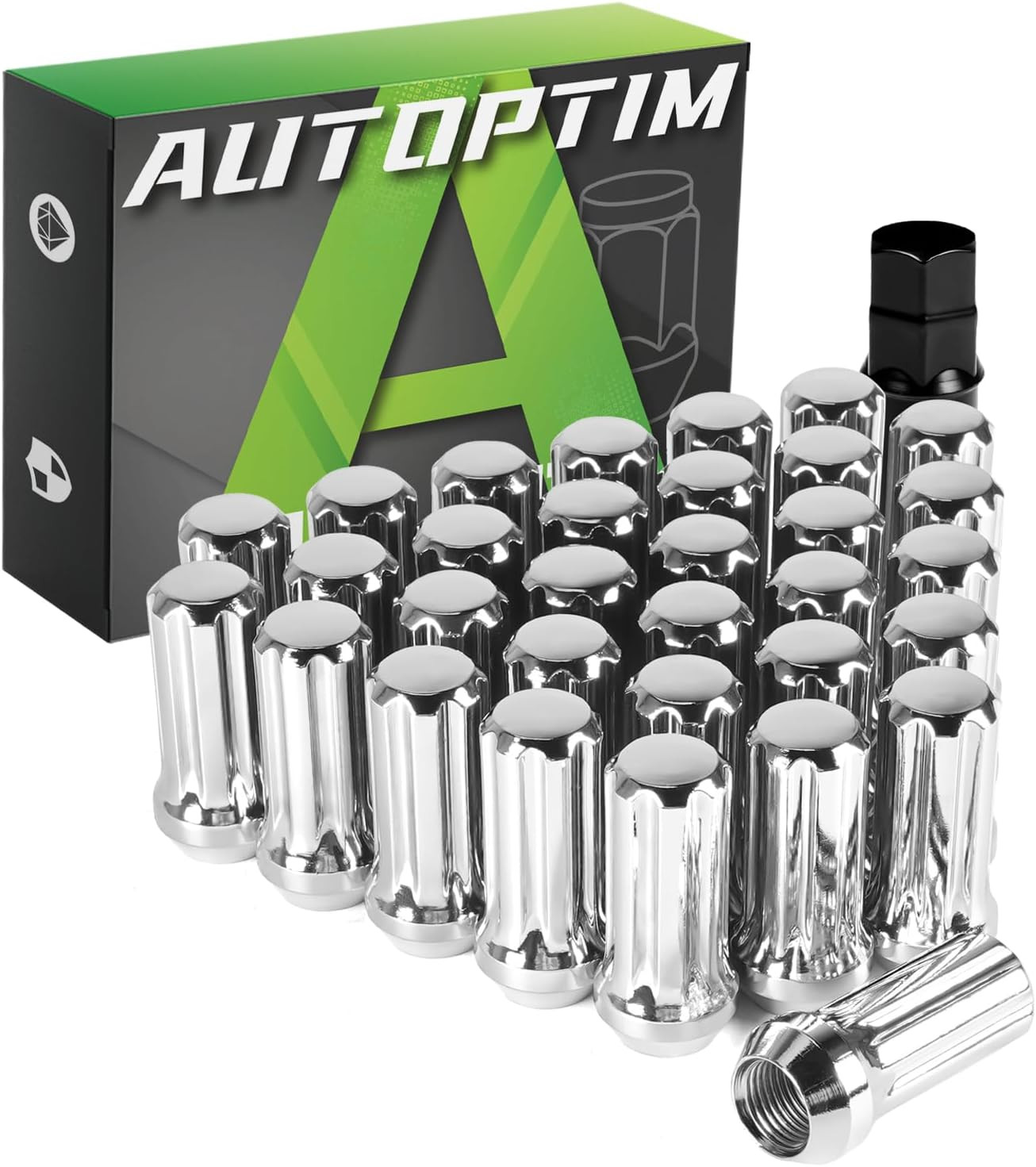 M14X1.5 Lug Nuts - Replacement for Ram 2500 3500, GMC Sierra Chevy Silverado 150