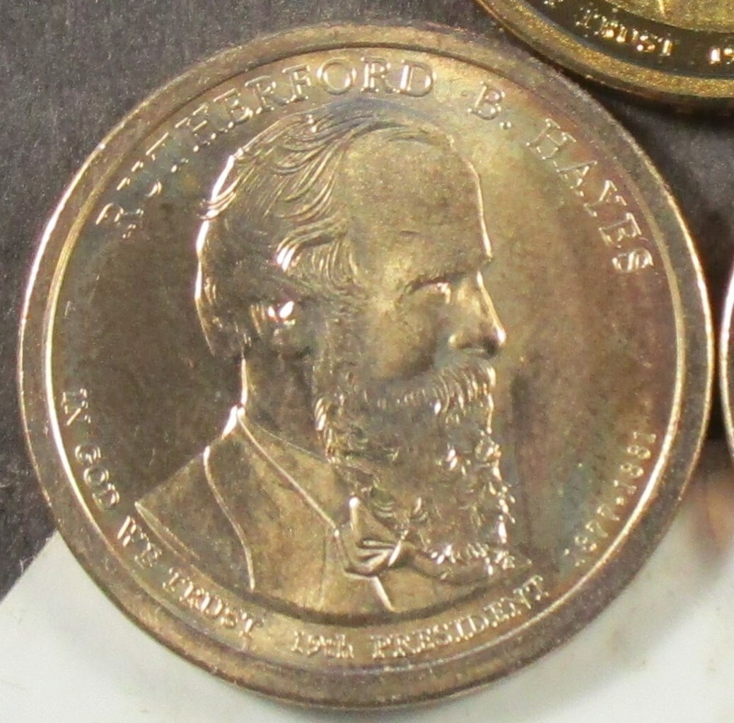 2011 D Rutherford B Hayes Presidential Dollar From Mint Roll