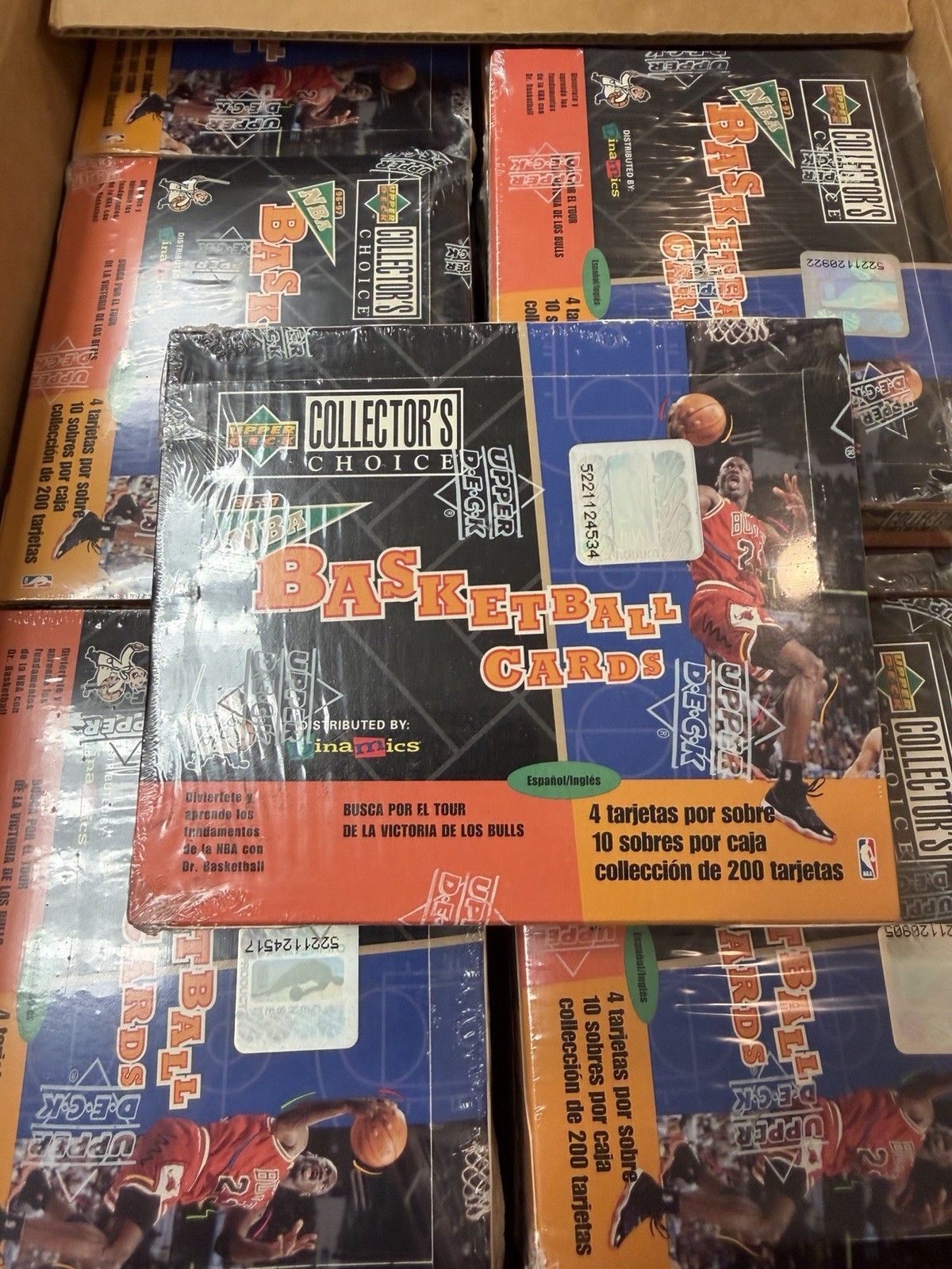 1996-97  English/Spanish Upper Deck Collectors Choice Factory Sealed NBA Cards