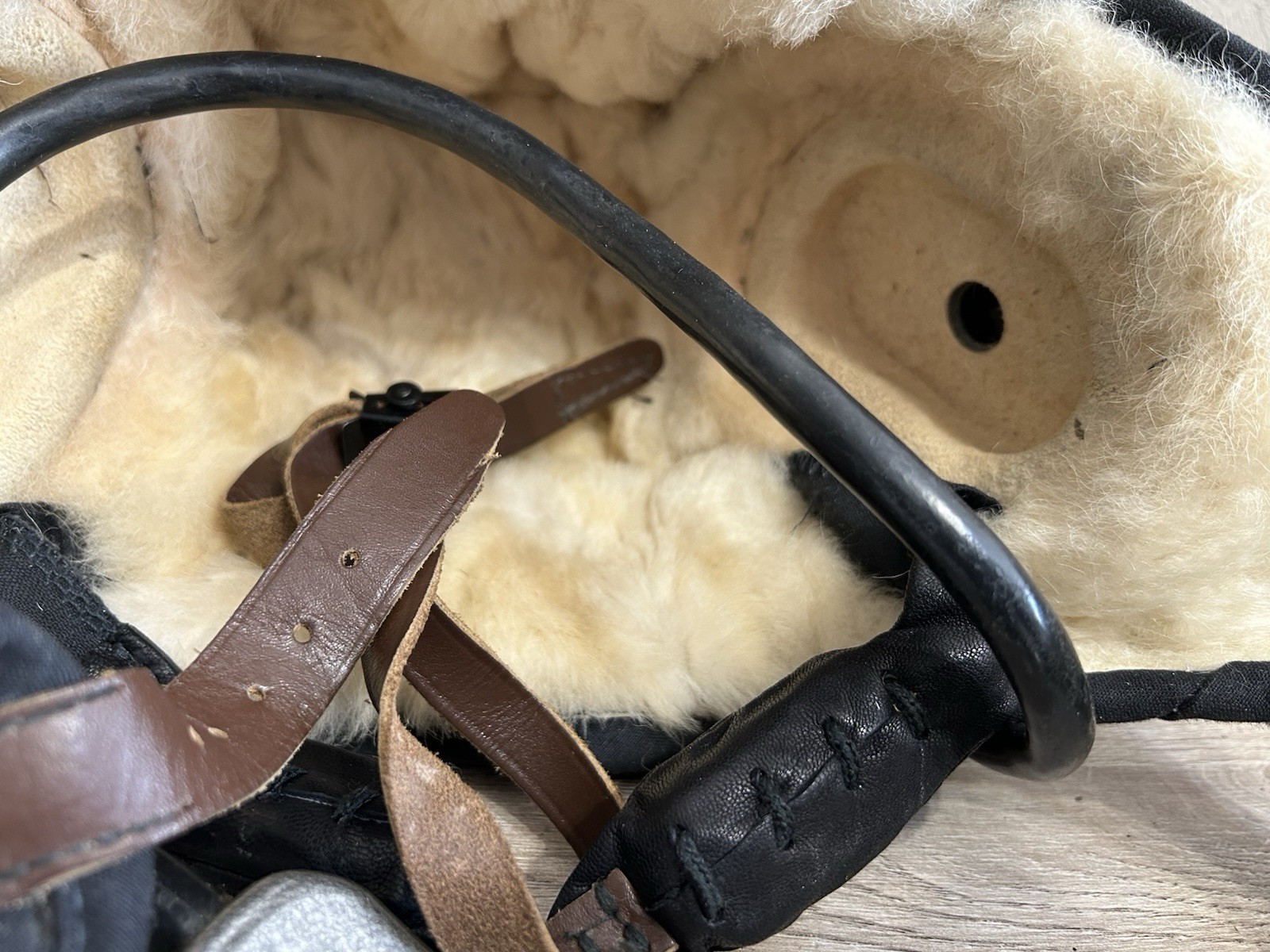 Helmet Tankman Original Vintage Soviet USSR Tankman Peaked cap Tankman.