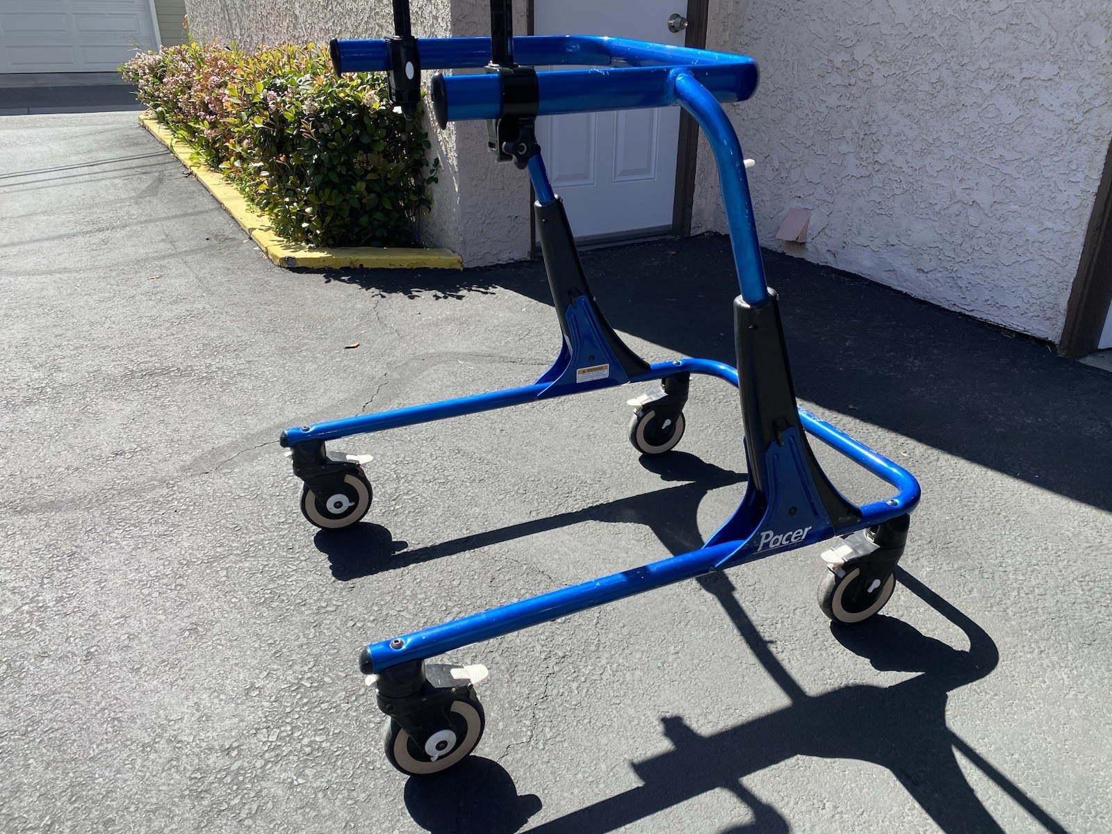 Rifton Pacer Adult Therapy Gait Trainer Large K503 200lb Cap Blue Mobility Aid