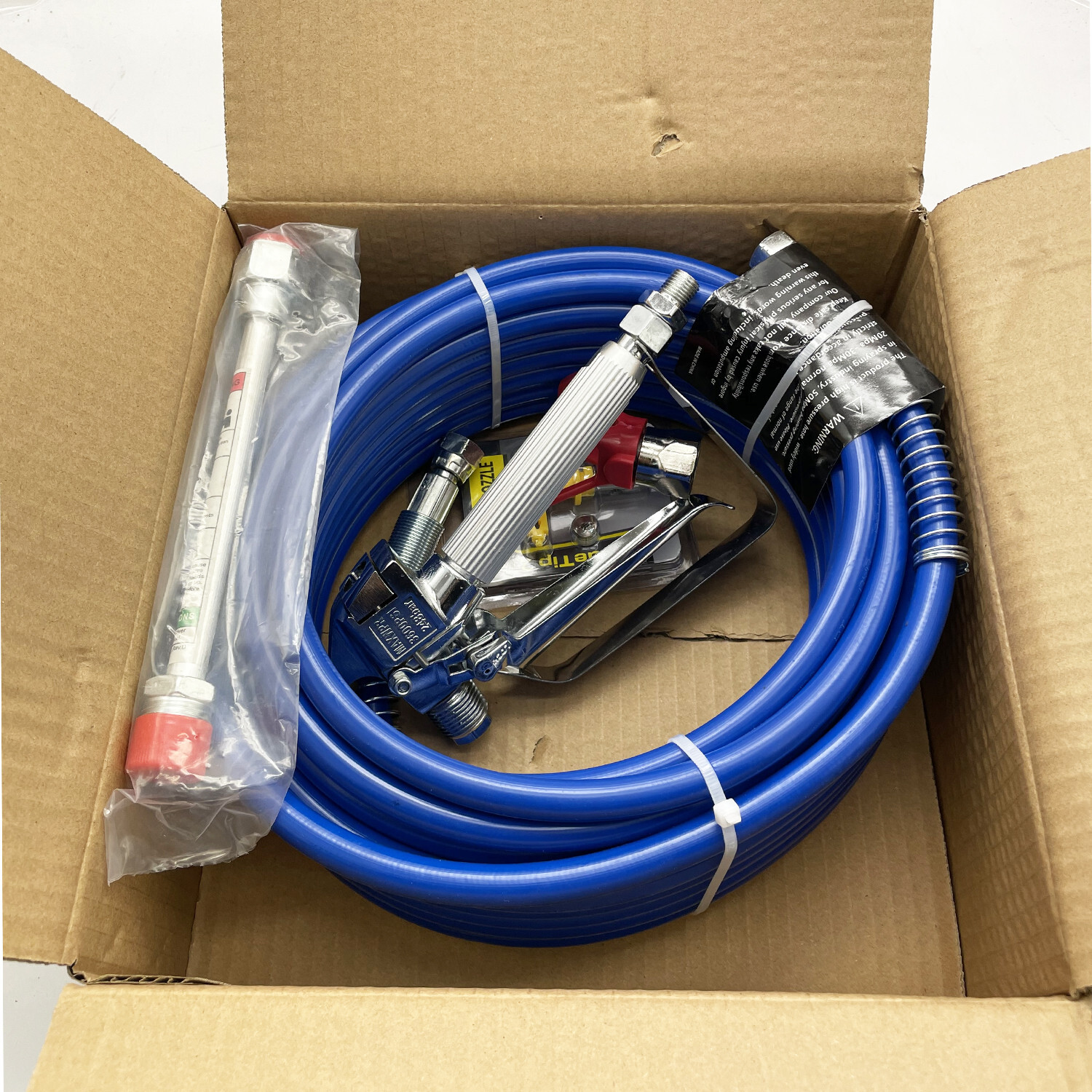 Airless Paint Spray Hose Kit 50ft 1/4" Swivel Joint 3600psi with 517 Tip US