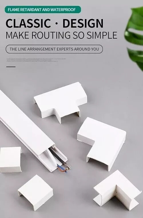 150” Cord Hider - Cord Cover Wall - Paintable Cable Concealer, Wire hiders for T