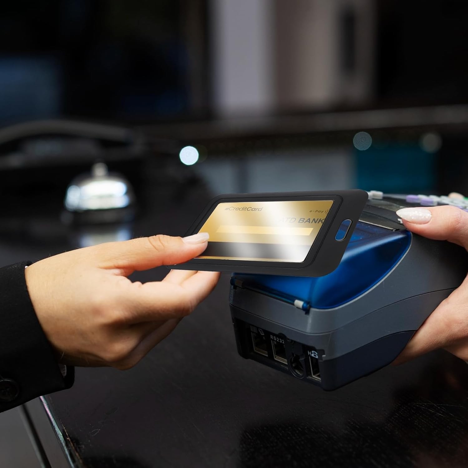 3 Pack ID Badge Holder with Plastic Clip, Double-Sided Clear Vertical Badge...