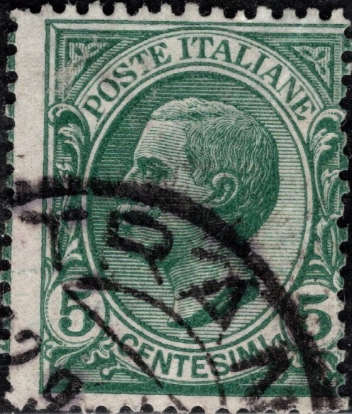 Perfectly Flawed Error-EFO Italy SN 94 Used - Misperf