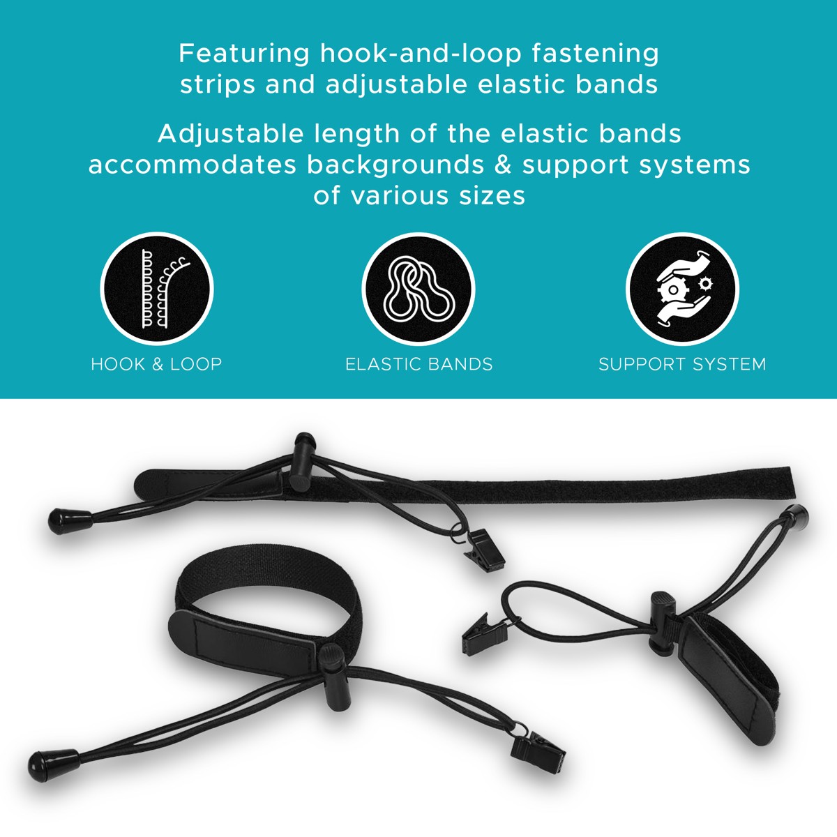 Flashpoint Background Clips, 12-Pack