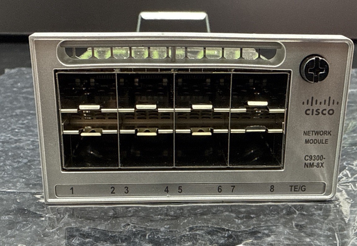 CISCO C9300-NM-8X 8-port 10Gb SFP+ Network Module for Catalyst 9300
