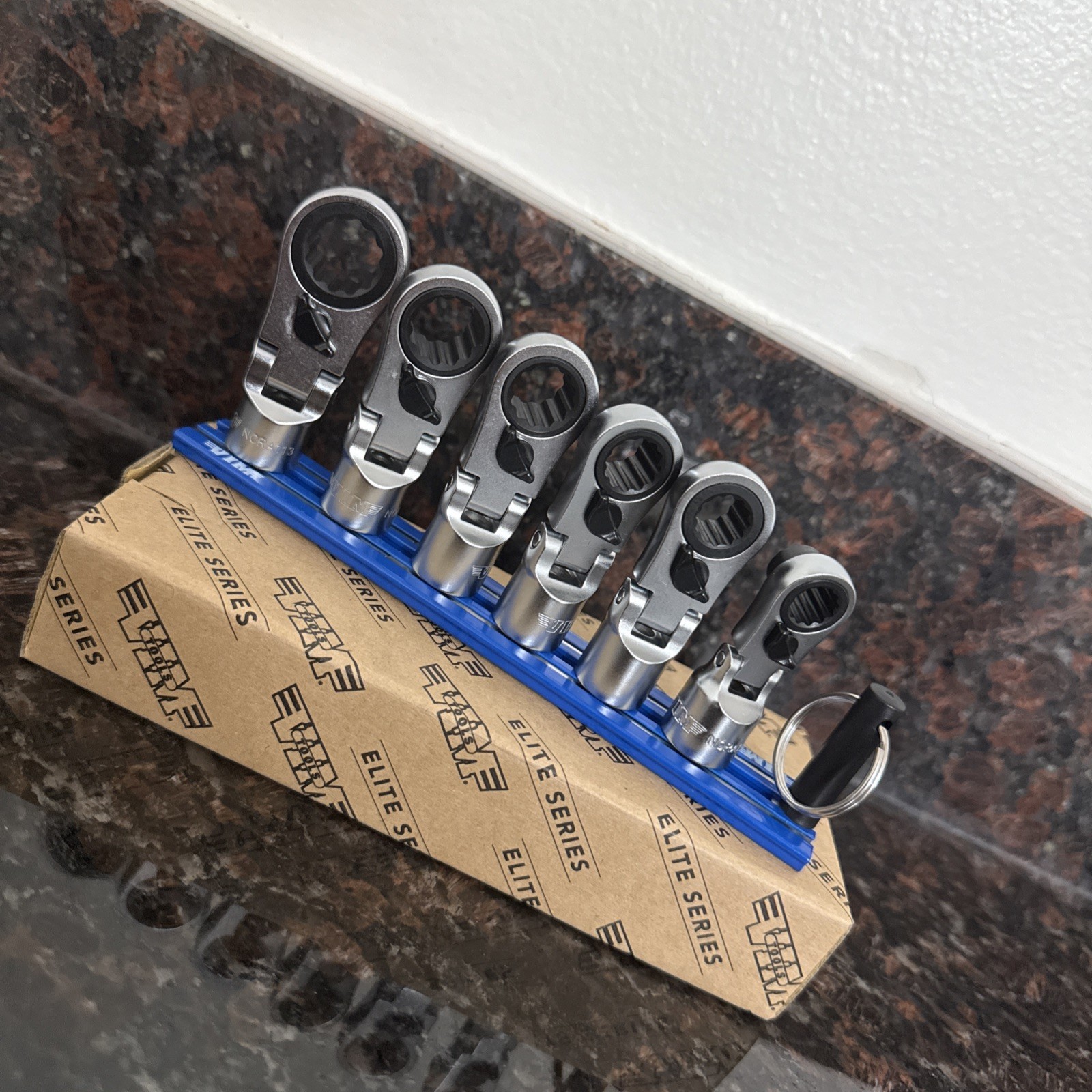 6 PC. 12PT NANO FLEX OFFSET RATCHETING ATTACHMENT SET – 3/8″ DRIVE (8 – 13MM)