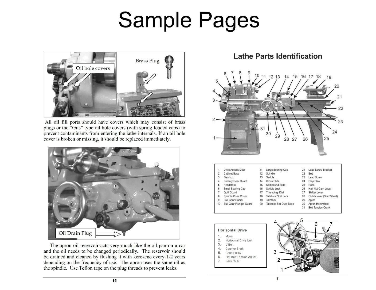 New!! ● Basic Maintenance for the Vintage South Bend Lathe ● All Models 9" - 16"