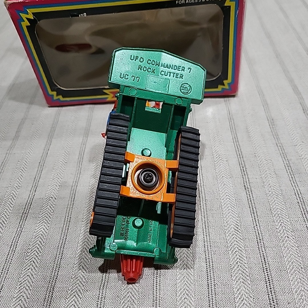 1978 Empire Star Mites Armed Construction Rock Cutter Die Cast Vehicle W/Box